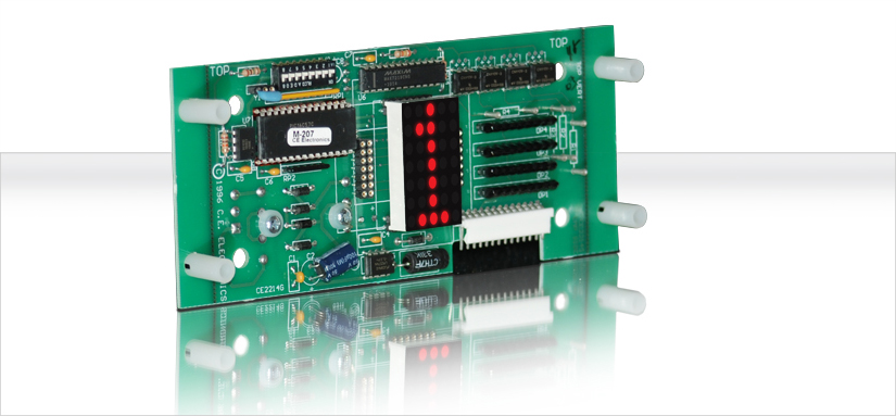 1" - Single Character DOT Matrix Position Indicator
