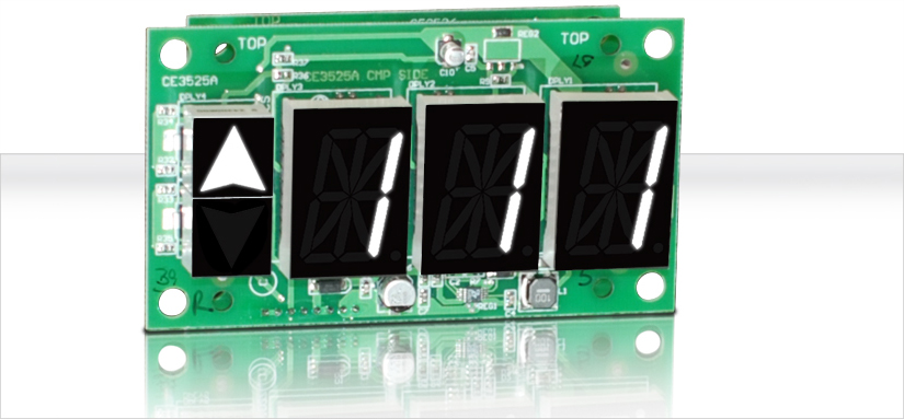 Picture of 1" Triple Character / Dual Direction Arrows 