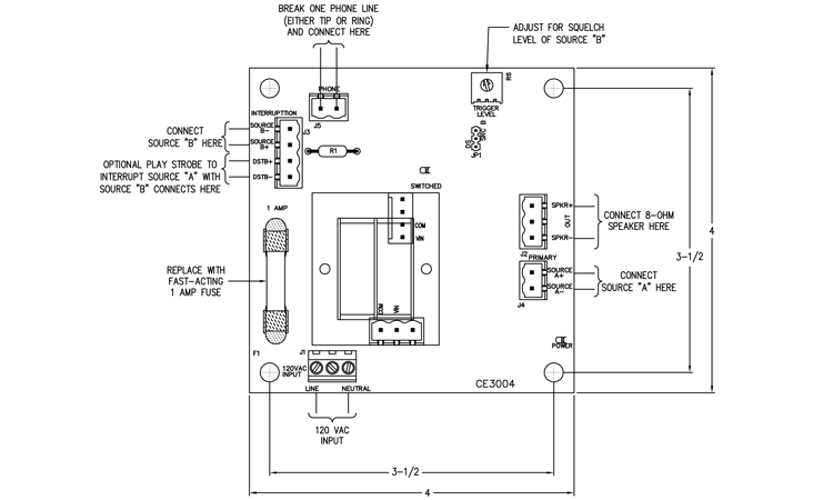 Picture of SPEAKER SWITCH BOARD 