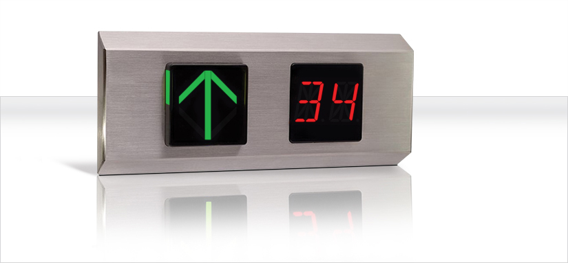 Picture of 2" Double Character with 3” Independent Direction Arrow