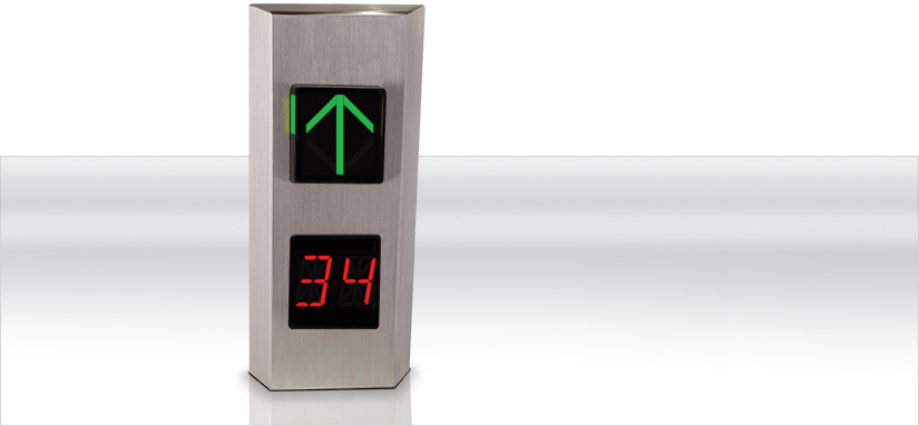 Picture of 2" Double Character with 3” Independent Direction Arrow